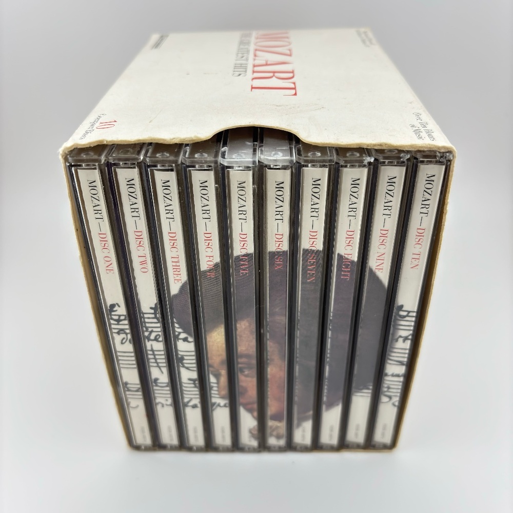 Mozart The Greatest Hits 10 CD Box Set Classic Classical Music Collection